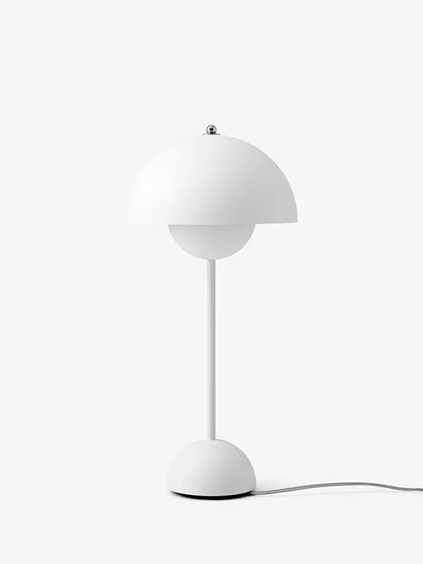 Flowerpot VP3 bordlampe af Verner Panton - Matt white - Jacobsen Plus