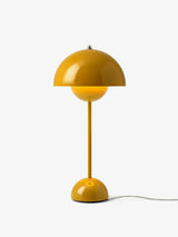 Flowerpot VP3 bordlampe af Verner Panton - Mustard - Jacobsen Plus