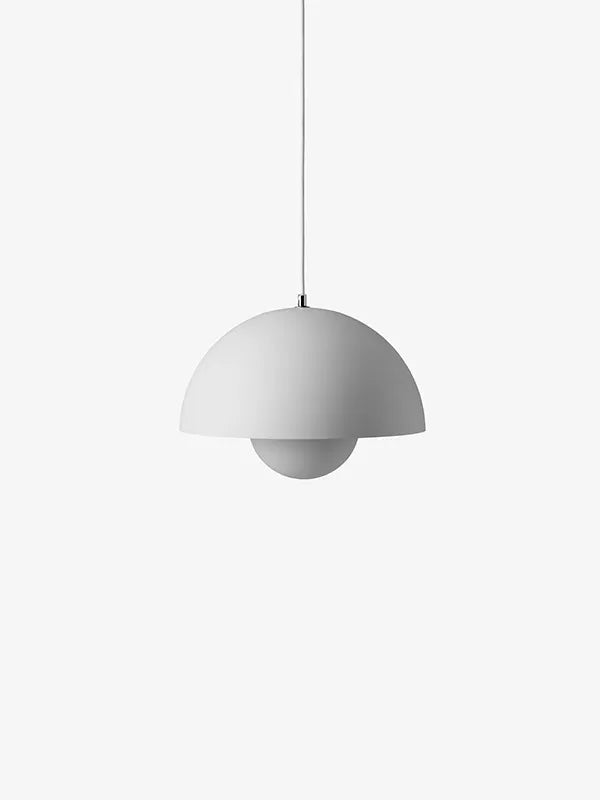 Flowerpot VP7 pendel af Verner Panton - Matt light grey - Jacobsen Plus