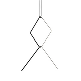 Arrangements 2, Square L / Broken Line inkl. baldakin fra Flos - 1 - Jacobsen Plus