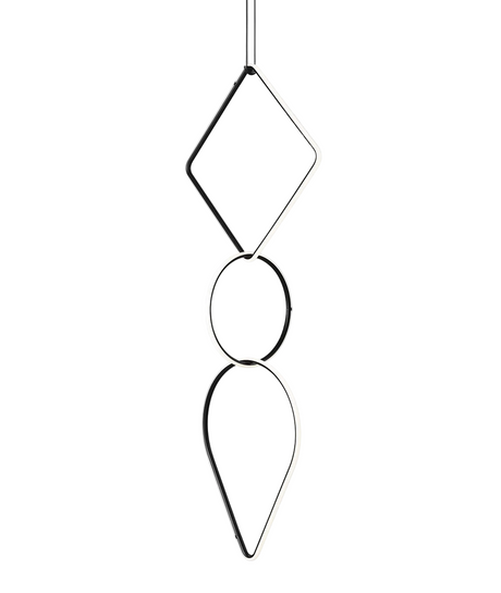 Arrangements 3, Square L / Round S / Drop Down inkl. baldakin fra Flos - 1 - Jacobsen Plus