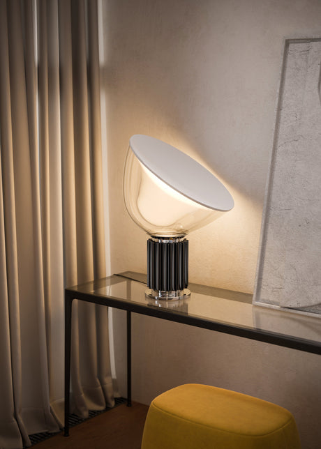 Taccia Bordlampe, small fra Flos - Silver - Jacobsen Plus