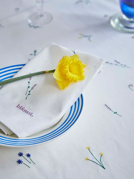 Flower Stofservietter, 2-pak fra Blåmst - 2 - Jacobsen Plus