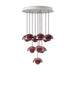 Flowerpot Chandelier VP10, 10 pendants fra &Tradition