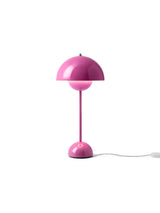 Flowerpot VP3 bordlampe af Verner Panton - Tangy Pink - Jacobsen Plus