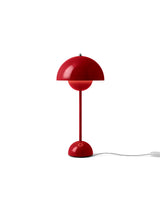Flowerpot VP3 bordlampe af Verner Panton - Vermilion Red - Jacobsen Plus