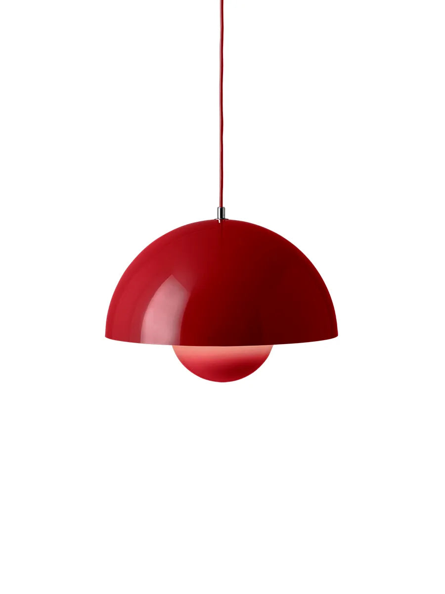 Flowerpot VP7 pendel af Verner Panton - Vermilion Red - Jacobsen Plus