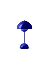 Flowerpot Portable VP9 Bordlampe af Verner Panton - Cobalt Blue - Jacobsen Plus