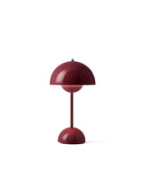 Flowerpot Portable VP9 Bordlampe af Verner Panton - Dark Plum - Jacobsen Plus