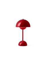 Flowerpot Portable VP9 Bordlampe af Verner Panton - Vermilion Red - Jacobsen Plus