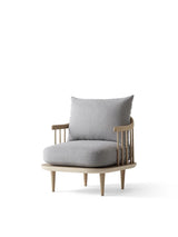 Fly Lounge Stol SC10 fra &Tradition - Hvidolieret eg - Hot Madison 094 - Jacobsen Plus