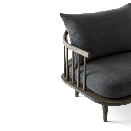 Fly Lounge Stol SC1 fra &Tradition - Røget olieret eg - Hot Madison 093 - Jacobsen Plus
