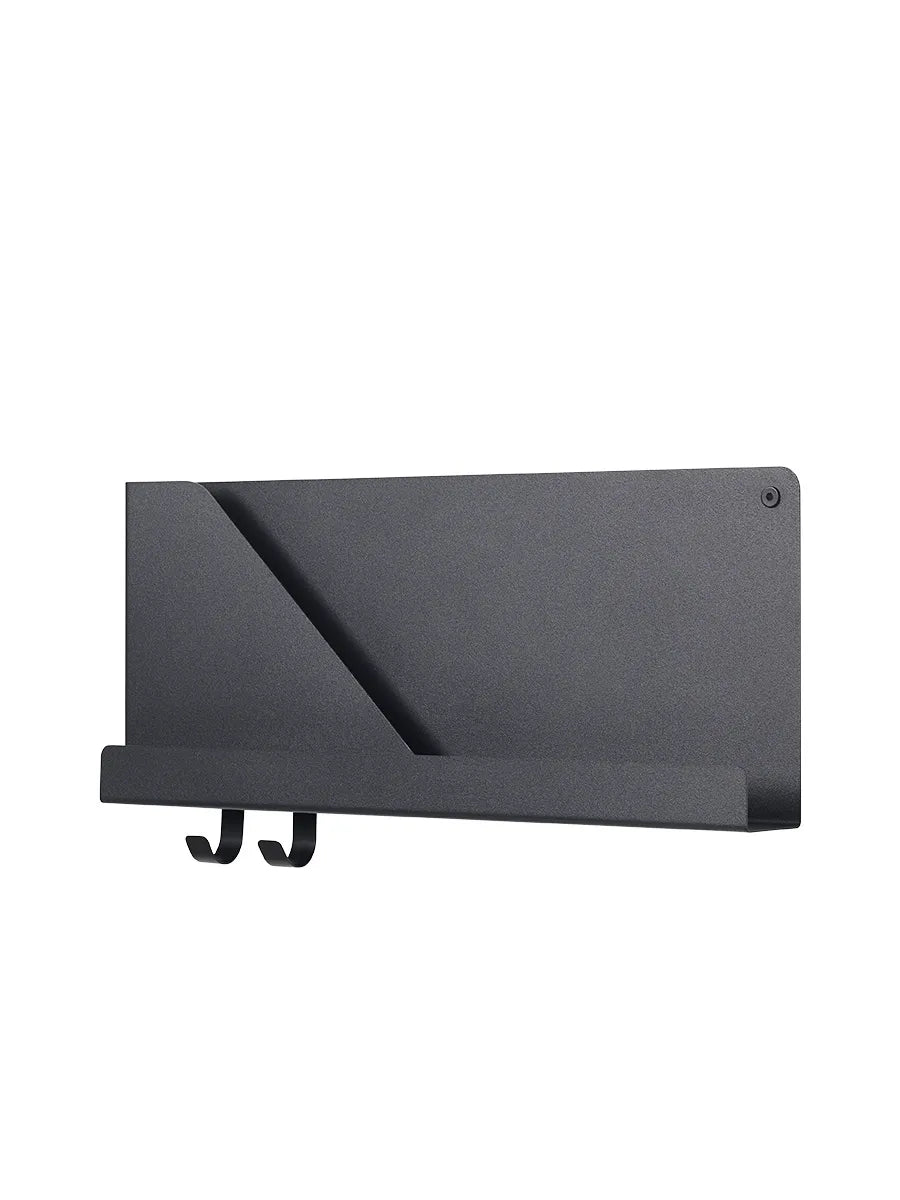 Folded Shelves, 51 x 22 cm fra Muuto - Black - Jacobsen Plus