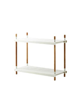 Frame Reol, høj fra Cane-line - Hvid - Jacobsen Plus