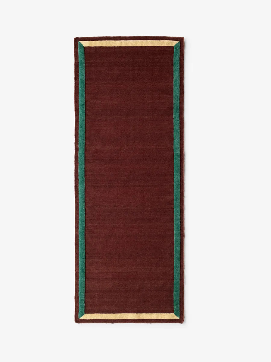 Framed tæpper fra &Tradition - 90 x 240 cm / Plum - Jacobsen Plus