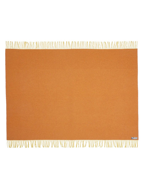 Silkeborg Uldspinderi - Franja Plaid, Sunny Apricot, 170x140 cm - 2 - Jacobsen Plus