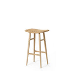 Freja barstol fra Stellar Works, eg lak, papir flet - 1 - Jacobsen Plus