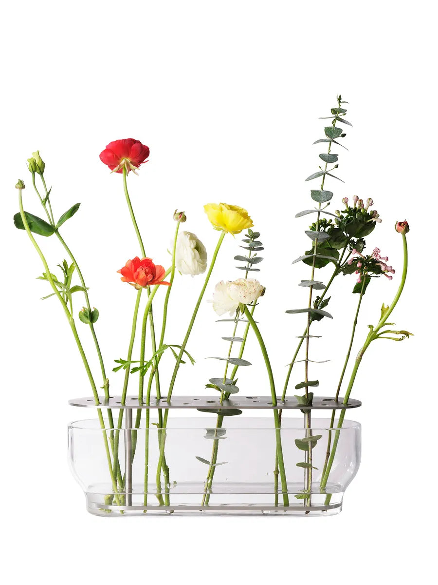 Ikebana Vase Long, stål af Jaime Hayon