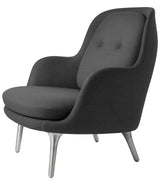 Fri Lænestol m. stel i aluminium fra Fritz Hansen - Christianshavn - 1172 Grey Uni - Jacobsen Plus