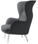 Ro Lænestol m. stel i aluminium fra Fritz Hansen - Christianshavn - 1173 Grey - Jacobsen Plus