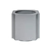 Brushed aluminium