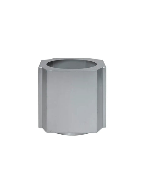 Funki Pot, medium fra Louise Roe - Brushed aluminium - Jacobsen Plus