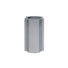 Brushed aluminium