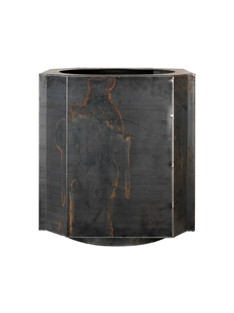 Funki Pot, x-large fra Louise Roe - Brushed aluminium - Jacobsen Plus