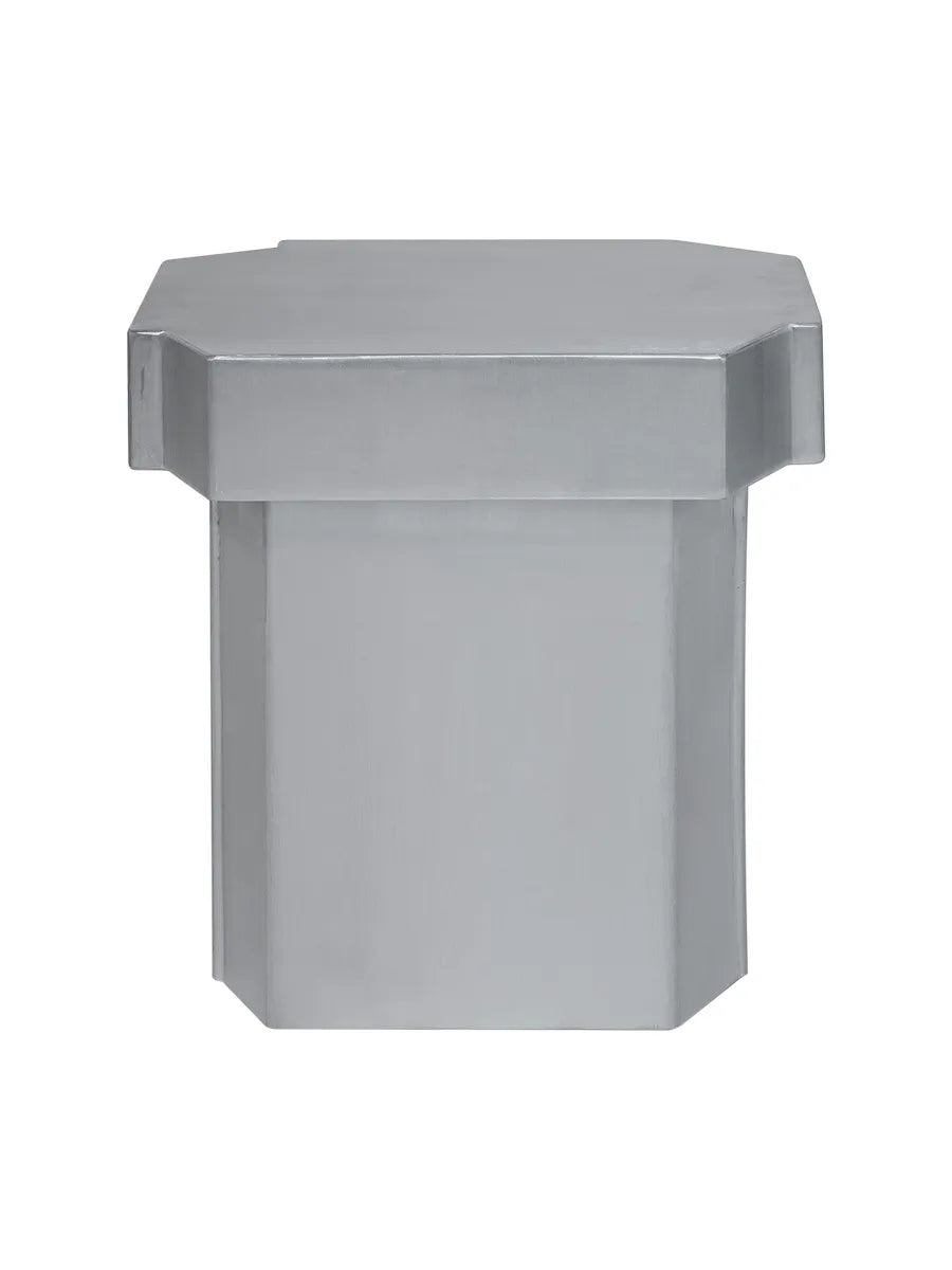 Funki Stool 02 fra Louise Roe - Brushed aluminium - Jacobsen Plus