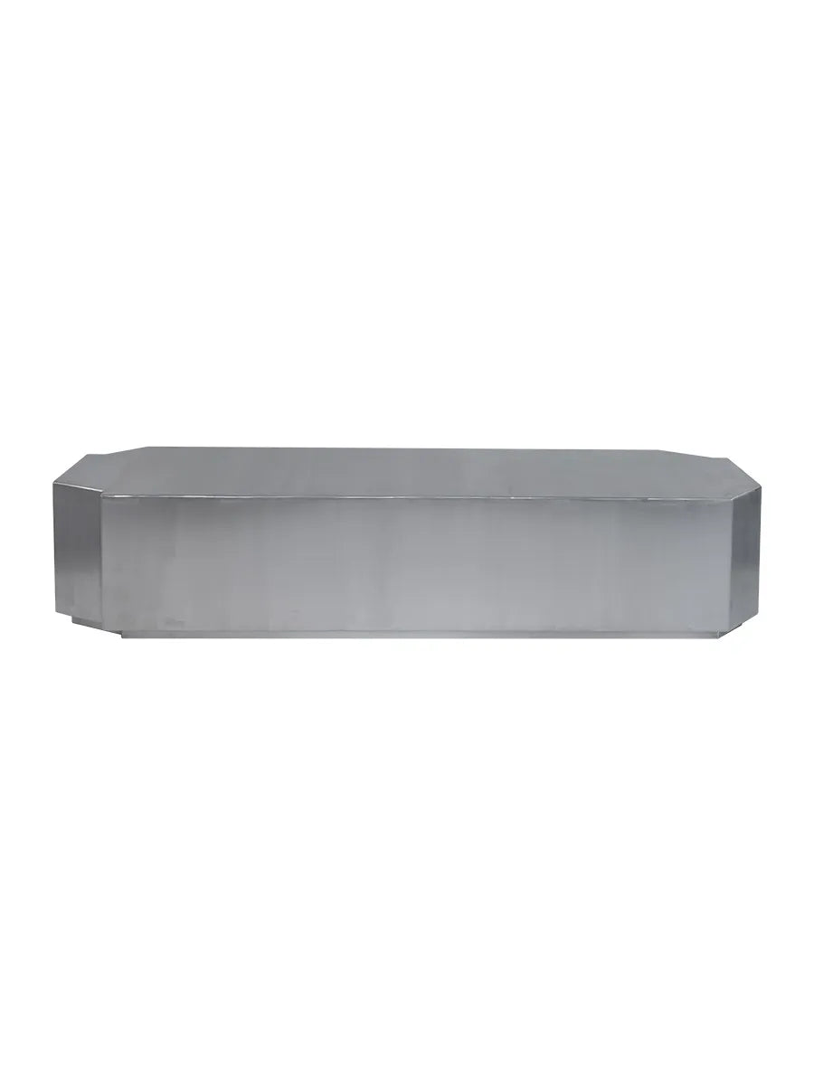 Funki Lounge Table Rectangular fra Louise Roe - Brushed aluminium - Jacobsen Plus