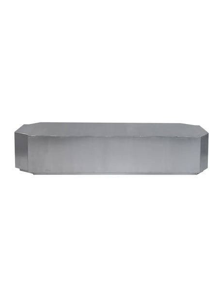 Funki Lounge Table Rectangular fra Louise Roe - Brushed aluminium - Jacobsen Plus