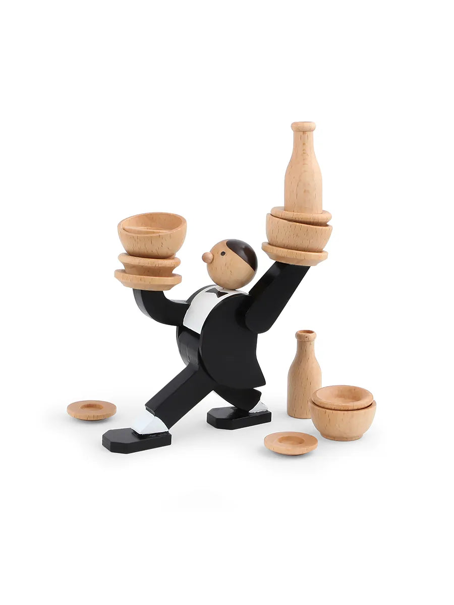 Kikkerland Don't Tip The Waiter, stacking game