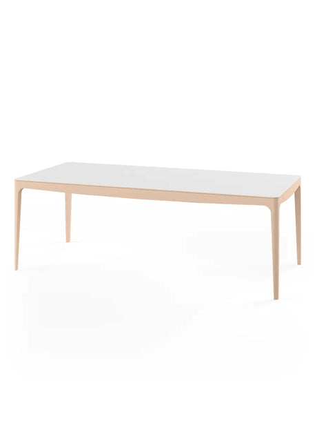 GM 3700 RO Spisebord, hvid fra Naver Collection - 240 x 100 cm / Eg hvidolie / Inkl. 2 tillægsplader - Jacobsen Plus