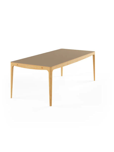 GM 3700 RO Spisebord, lys brun fra Naver Collection - 180 x 100 cm / Ask hvidolie / Ingen tillægsplader - Jacobsen Plus
