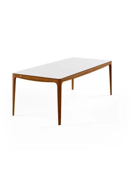 GM 3700 RO Spisebord, hvid fra Naver Collection - 180 x 100 cm / Ask hvidolie / Ingen tillægsplader - Jacobsen Plus