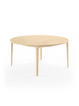 GM 3700 RO Rundt Spisebord fra Naver Collection - Ø 120 cm / Ask hvidolie / Ingen tillægsplader - Jacobsen Plus