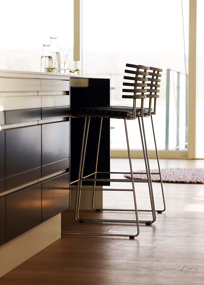 Leopard barstol, rustfrit stel fra Naver Collection - 1 - Jacobsen Plus