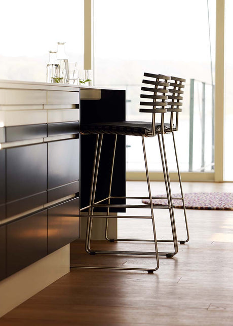 Leopard barstol, rustfrit stel fra Naver Collection - 1 - Jacobsen Plus