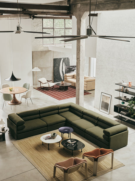 Elogio Sofa Module, Left fra GUBI - Fustagno 001 - Jacobsen Plus