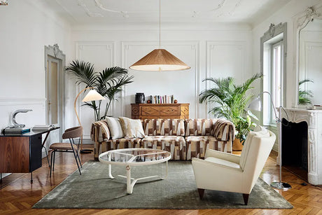 Adnet Coffee Table Ø100 cm, cream fra GUBI - 2 - Jacobsen Plus