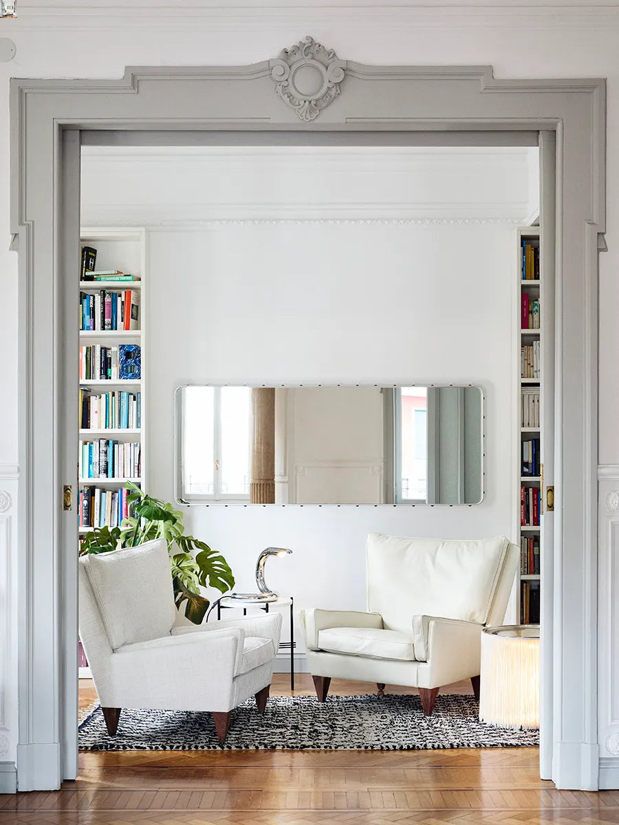 Adnet Wall Mirror 70 x 180 cm, cream fra GUBI - 3 - Jacobsen Plus
