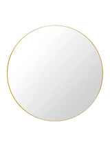 Spejl Ø110 fra GUBI - Polished Brass - Jacobsen Plus