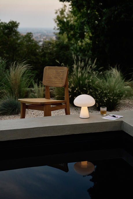 Obello Portable Bordlampe fra GUBI - Mellow Yellow - Jacobsen Plus