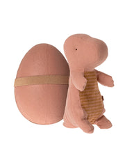 Lille Gantosaurus i æg, gammel rosa fra Maileg