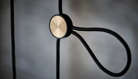 Cord Adjuster fra Le Klint - Sort base-rustfrit stål - Jacobsen Plus