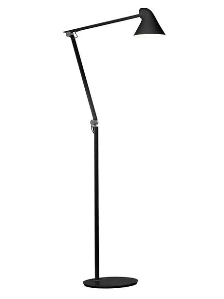 NJP gulvlampe fra Louis Poulsen - Sort - Jacobsen Plus