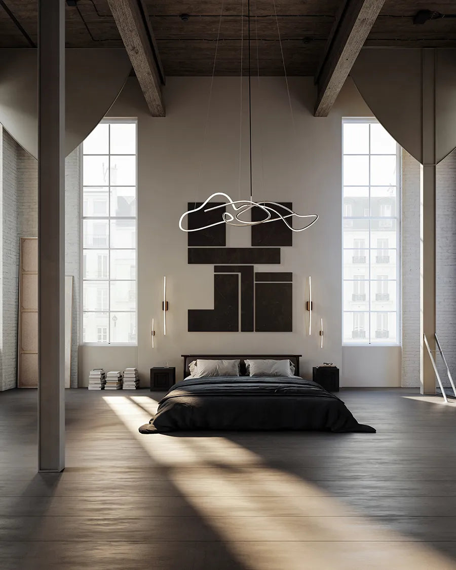 Ghost Chandelier, Big, Chrome fra 101 Copenhagen