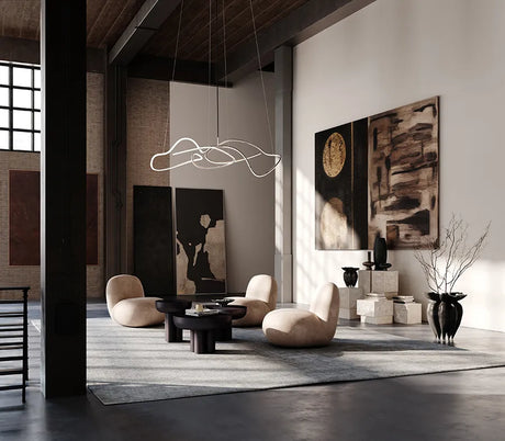 Ghost Chandelier, Big, Chrome fra 101 Copenhagen - 2 - Jacobsen Plus