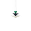 Signal Green, Deep Blue & Ecru White