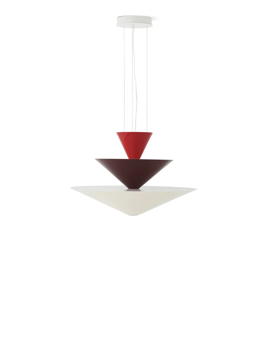  - Vermilion Red, Dark Burgundy & Ecru White - Jacobsen Plus